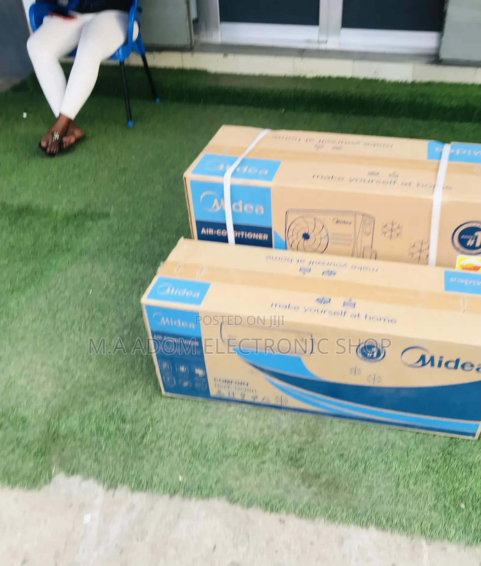 Stay Chill With Midea 2.0hp Split Non Inverter Ac(White).