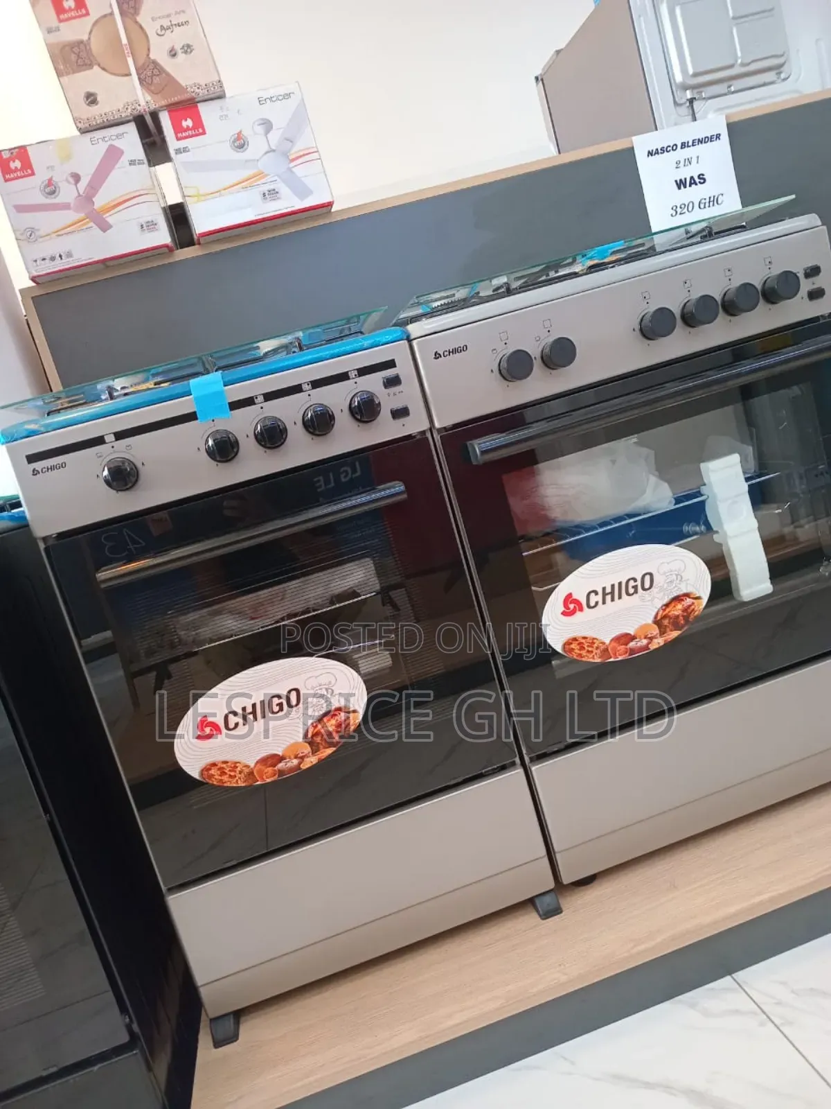 Complete Kitchen // Chigo 60x60 Gas Cooker