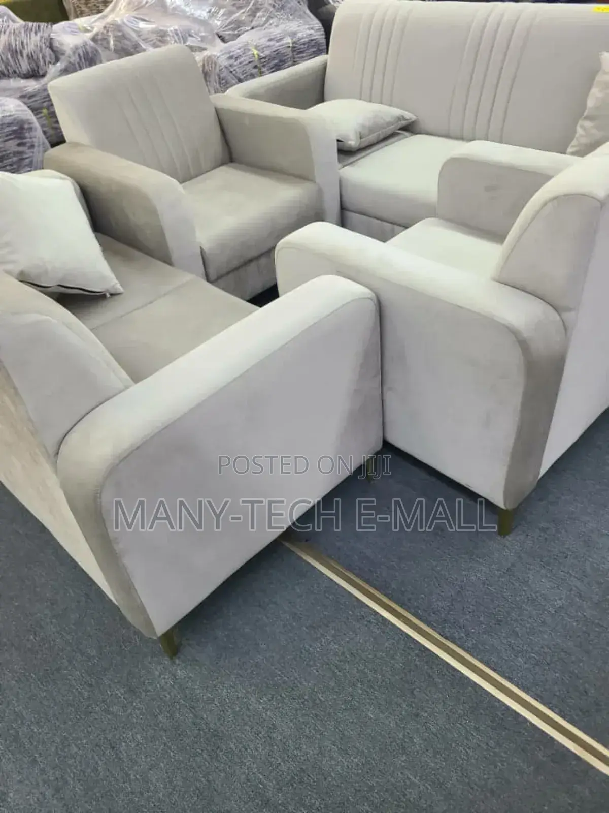 New Off-white Sofa Set.
