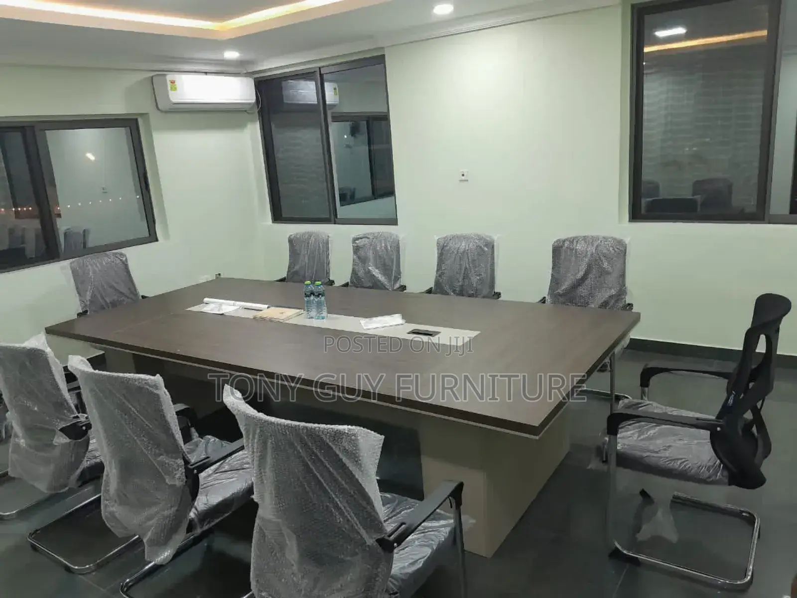 Gray Conference Table