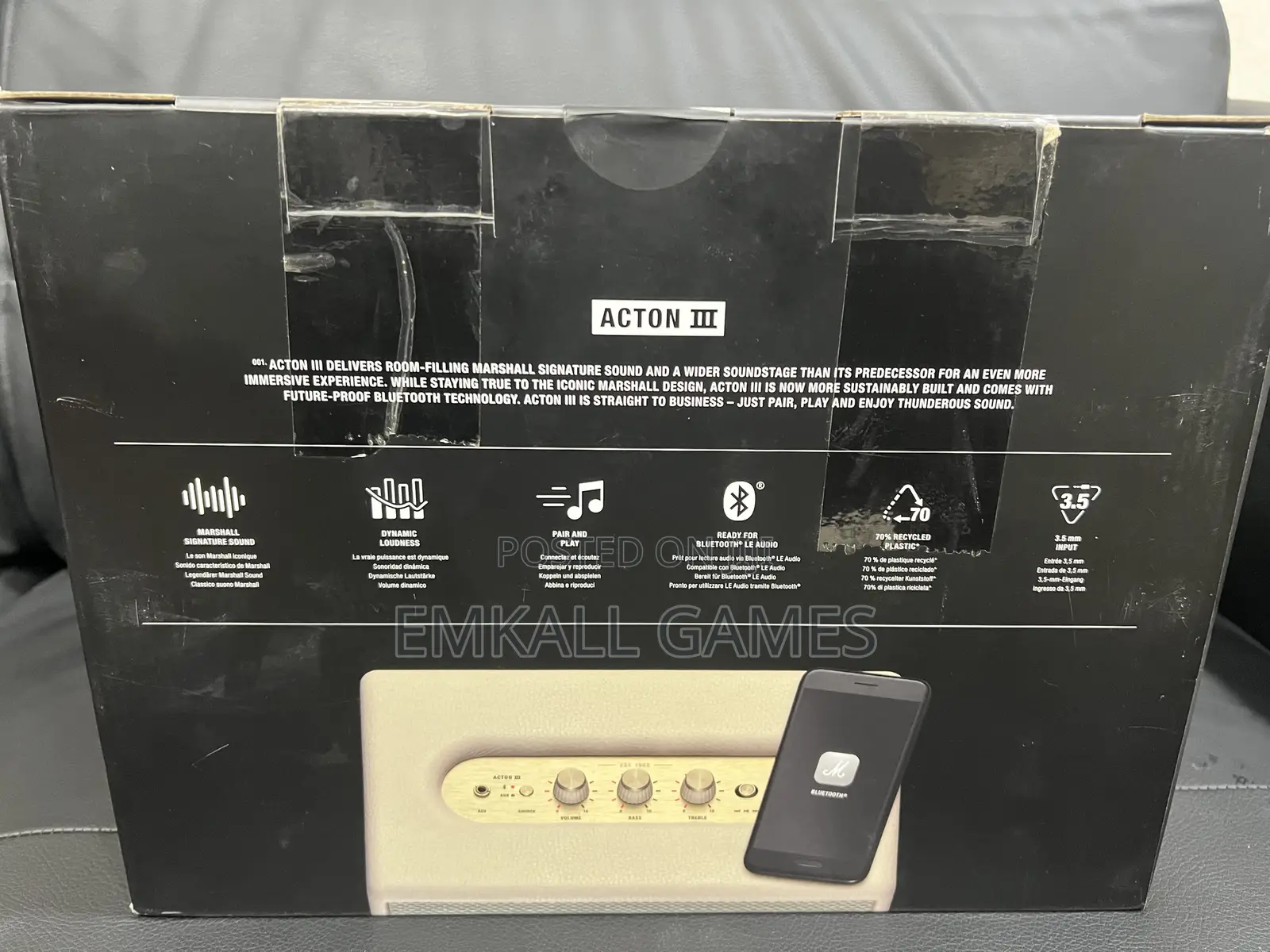 Marshall Action LLL Bluetooth Speaker