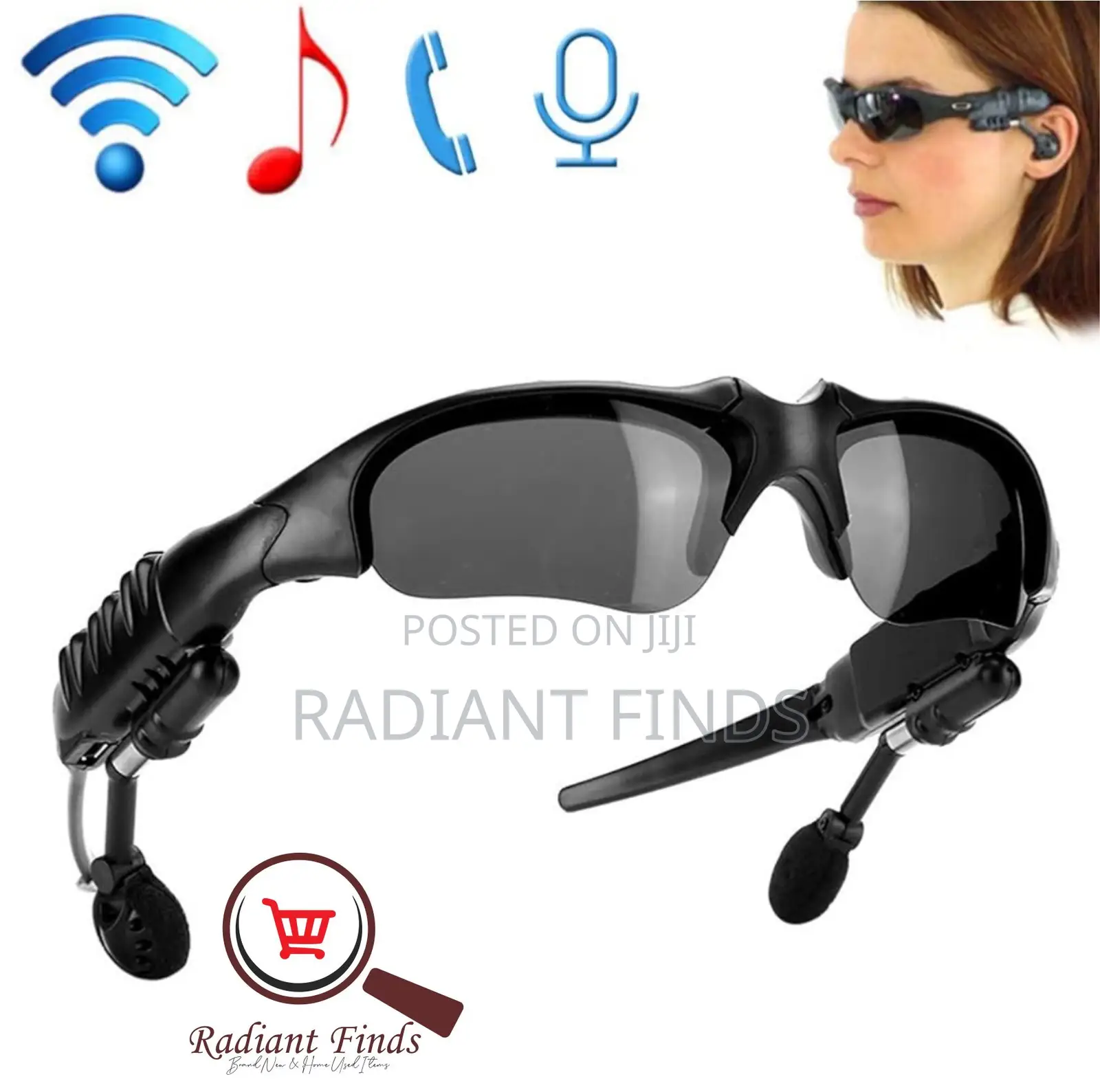 Sunglasses With Bluetooth Headset