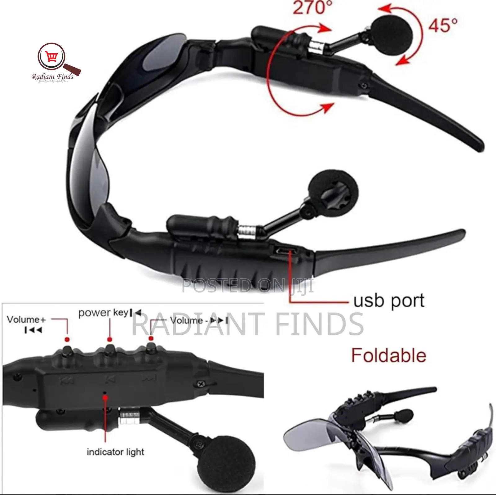 Sunglasses With Bluetooth Headset