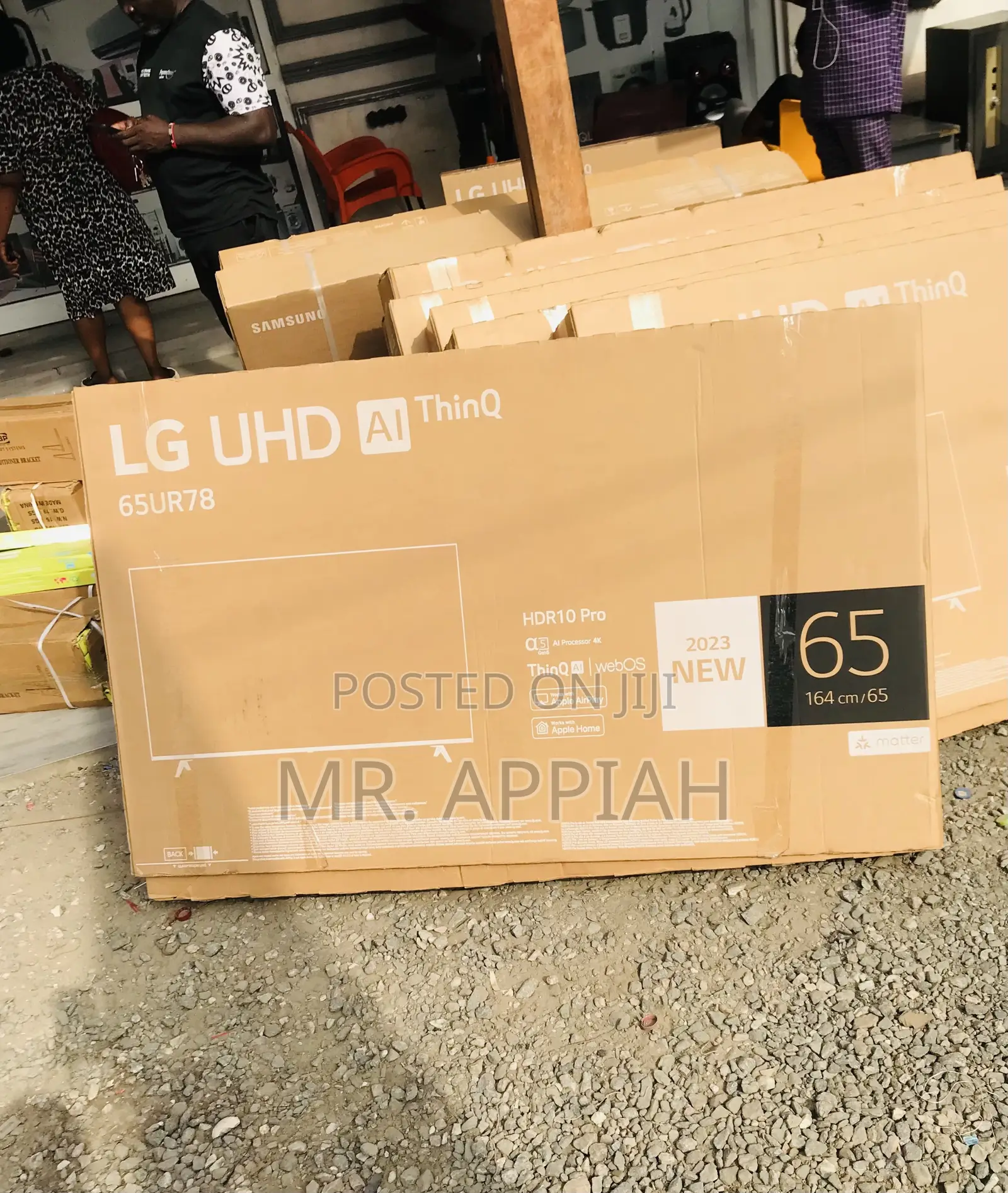 Newly in Stock LG 65UR78 65” Uhd Smart Screen Tv.