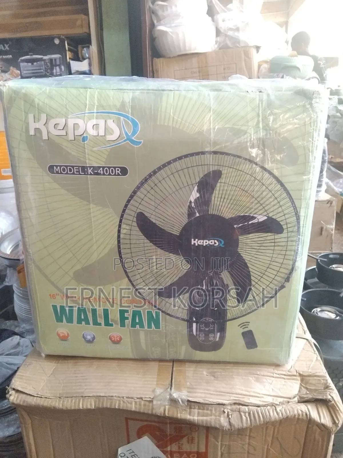 16" Wall Fan With Remote Control