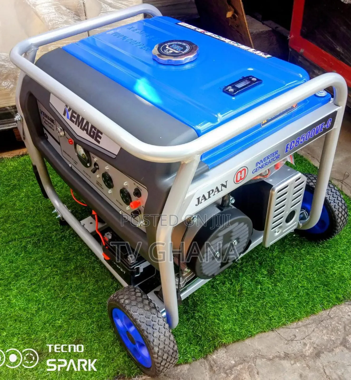 Kemage Generator 7.5kw 8500W Silentpetrol Keystart Generator