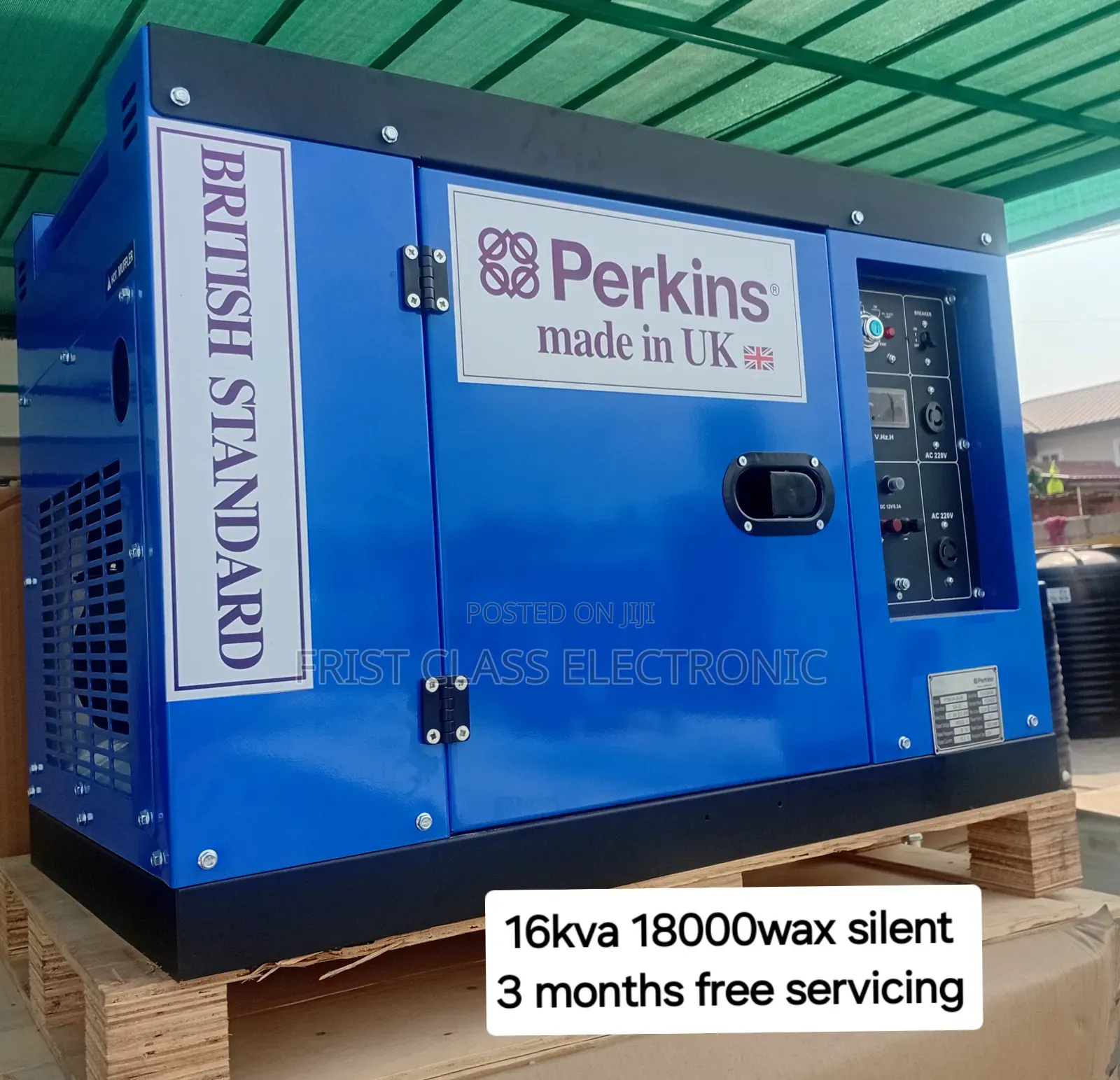 Supper Efficient and Silent 16kva Perkins Genset