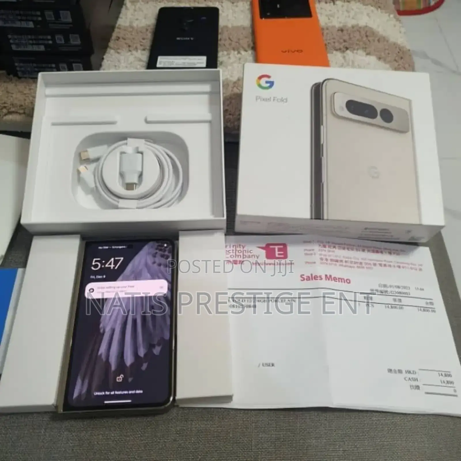 New Google Pixel Fold 256 GB Black