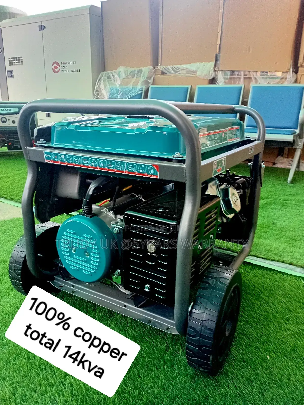 Super Efficiency 14kva 16000wats Pertrol Total 14kva Generat