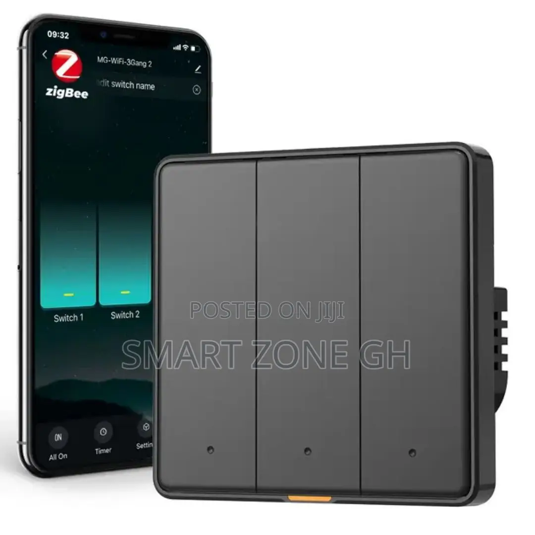 3 Gang Zigbee C-Smart No Neutral Switch