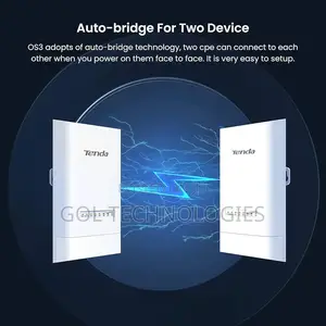 Tenda Access Point Os3 5ghz 12dbi 11ac 867mbps Outdoor Cpe