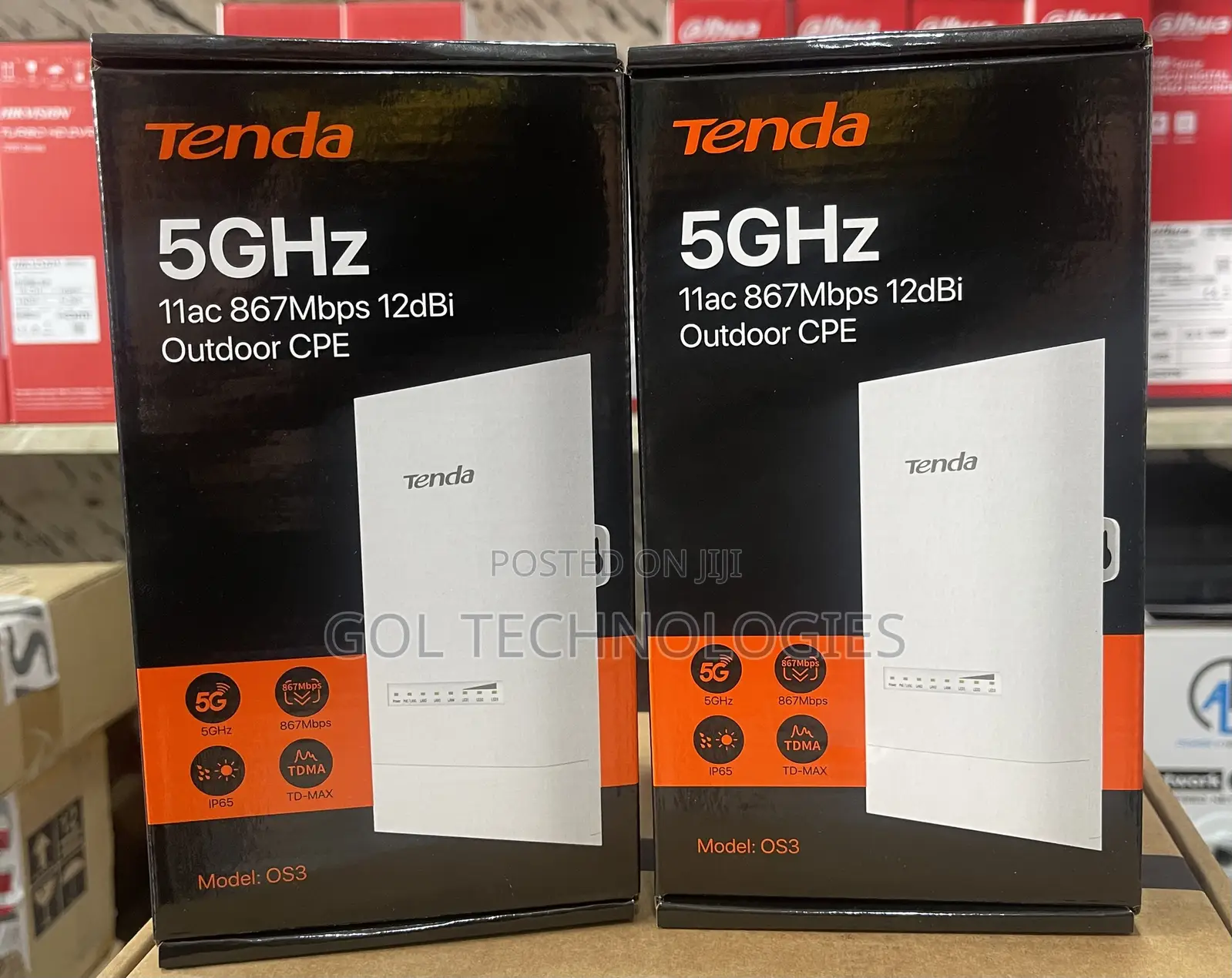 Tenda Access Point Os3 5ghz 12dbi 11ac 867mbps Outdoor Cpe