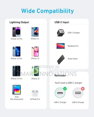 Anker 310 USB-C to Lightning Cable (3ft Braided)