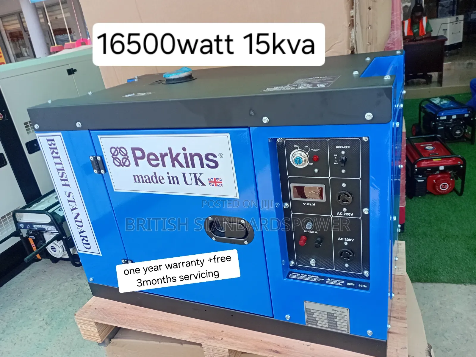Energetic Perkins 15kva-16500watt Silent Diesel Genset