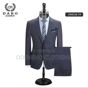 Light and Dark Grey 2 Pieces Suit for Men