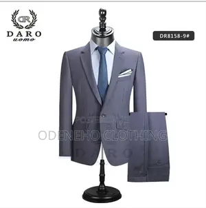 Light and Dark Grey 2 Pieces Suit for Men