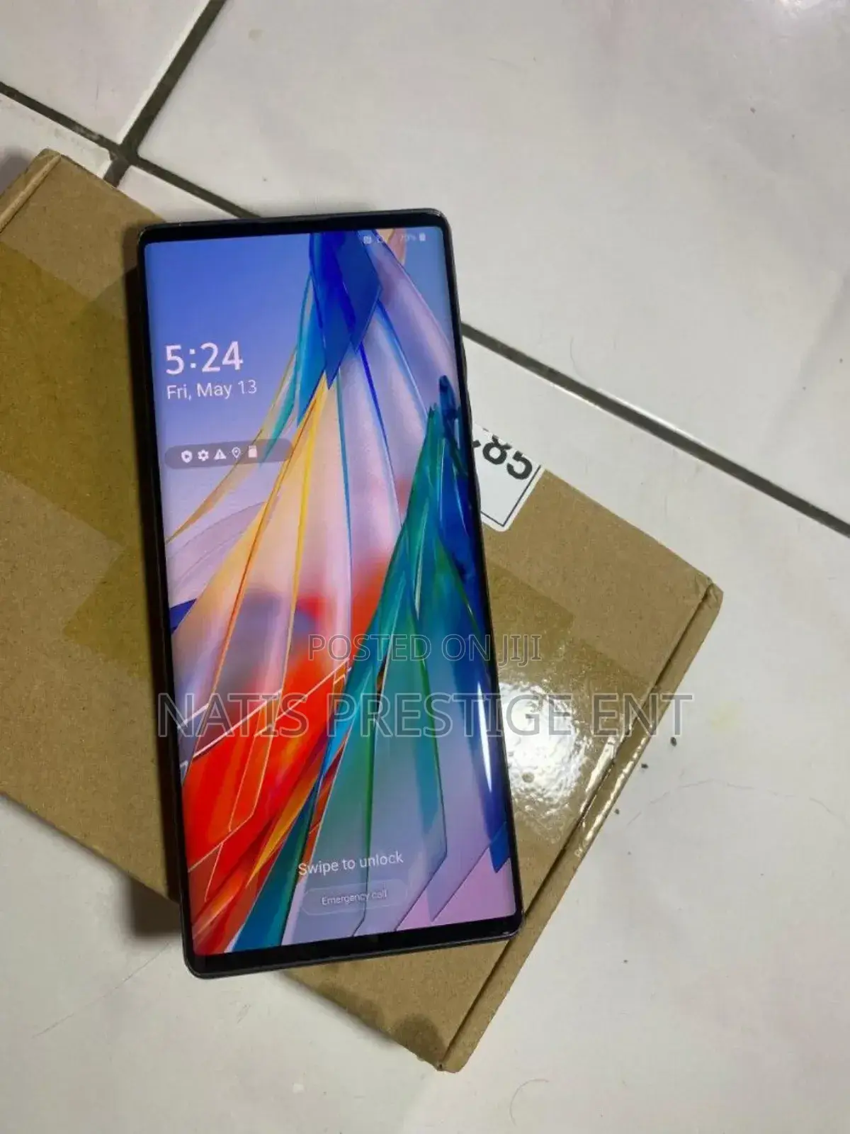 New LG Wing 5G 256 GB Black