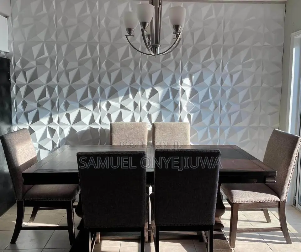 3D PVC Wall Panels White (D094)
