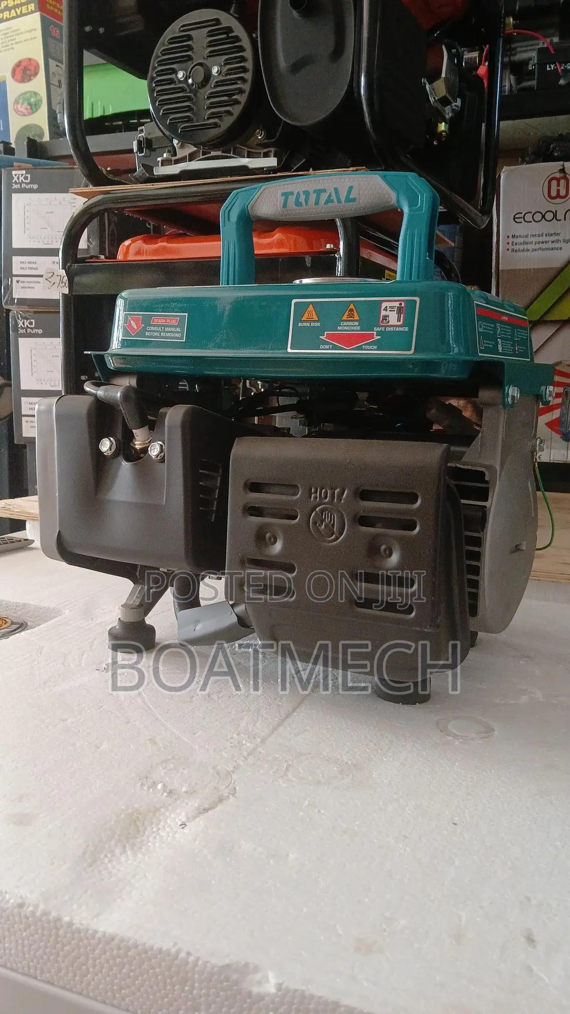 Total Gasoline Generator 800w (Tp18001)
