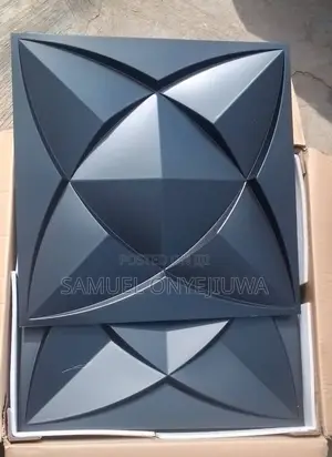 3d PVC Wall Panels White (D112) Black