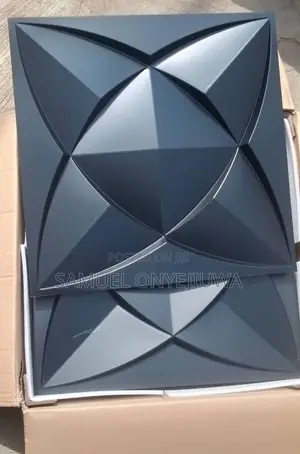 3d PVC Wall Panels White (D112) Black