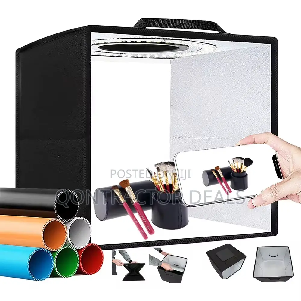 Qontractor Deals 46.5x46.5cm Professional Lightbox 5 Color