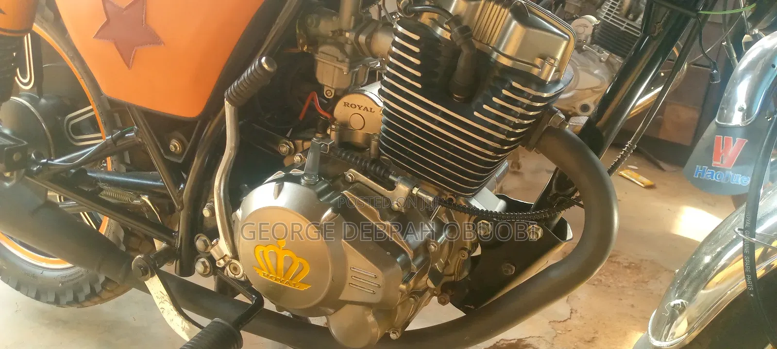 Royal Motorcycle 2024 Black