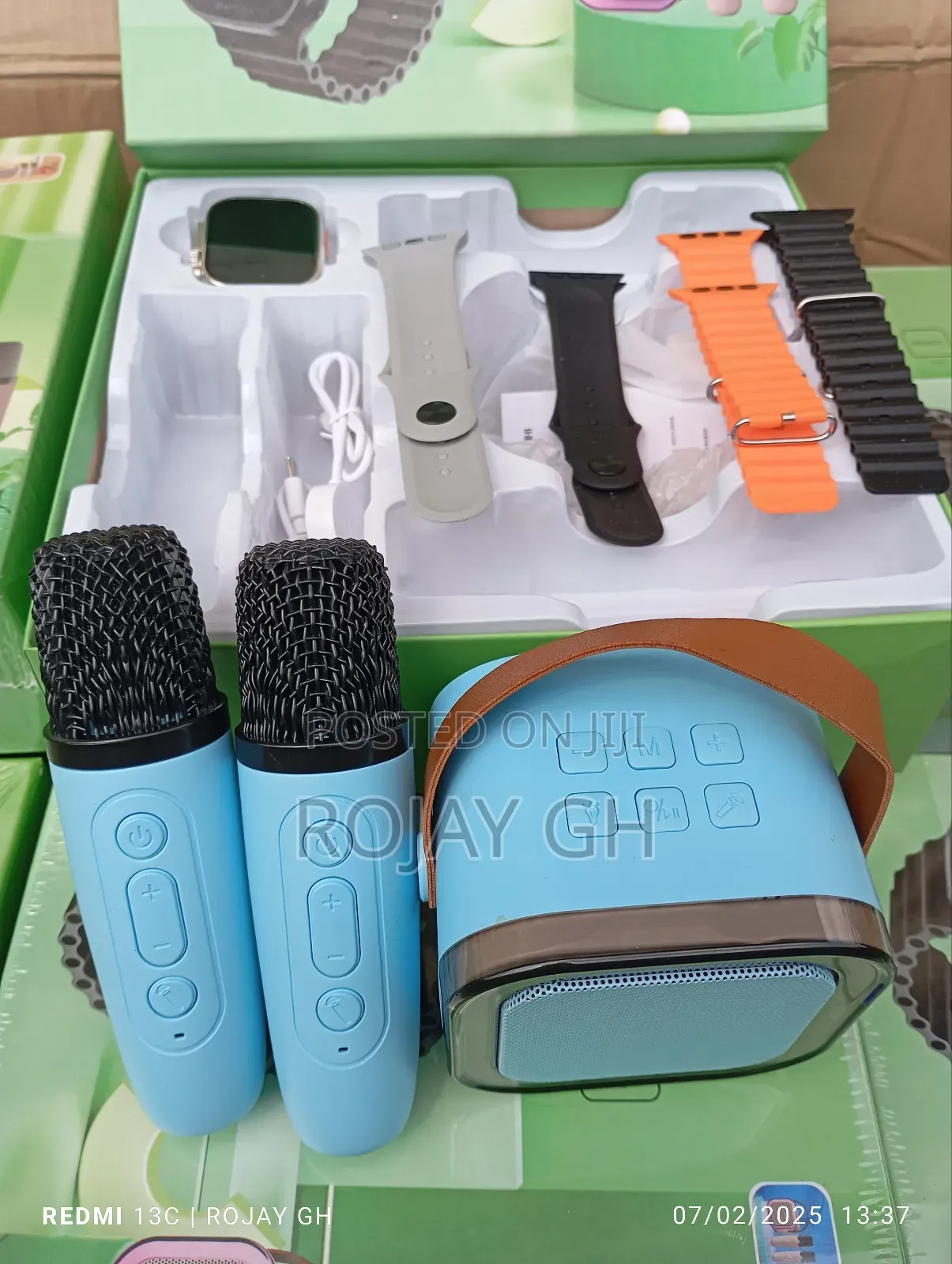 Ok-2 Smartwatch With Kareoke Speaker Mics
