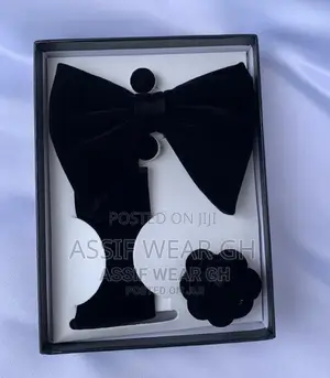 Quality and Classic Velvet Black Bow Tie