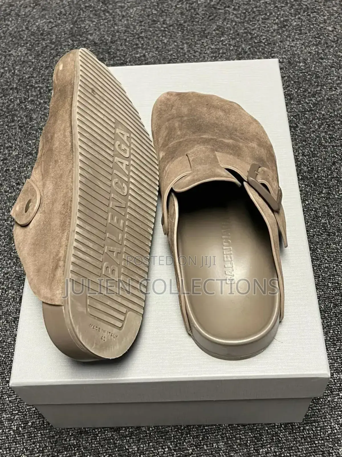 Balenciaga Slides Brown