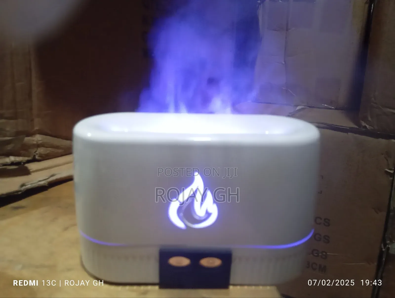 Flame Aroma Diffuser (200ml) - Whte