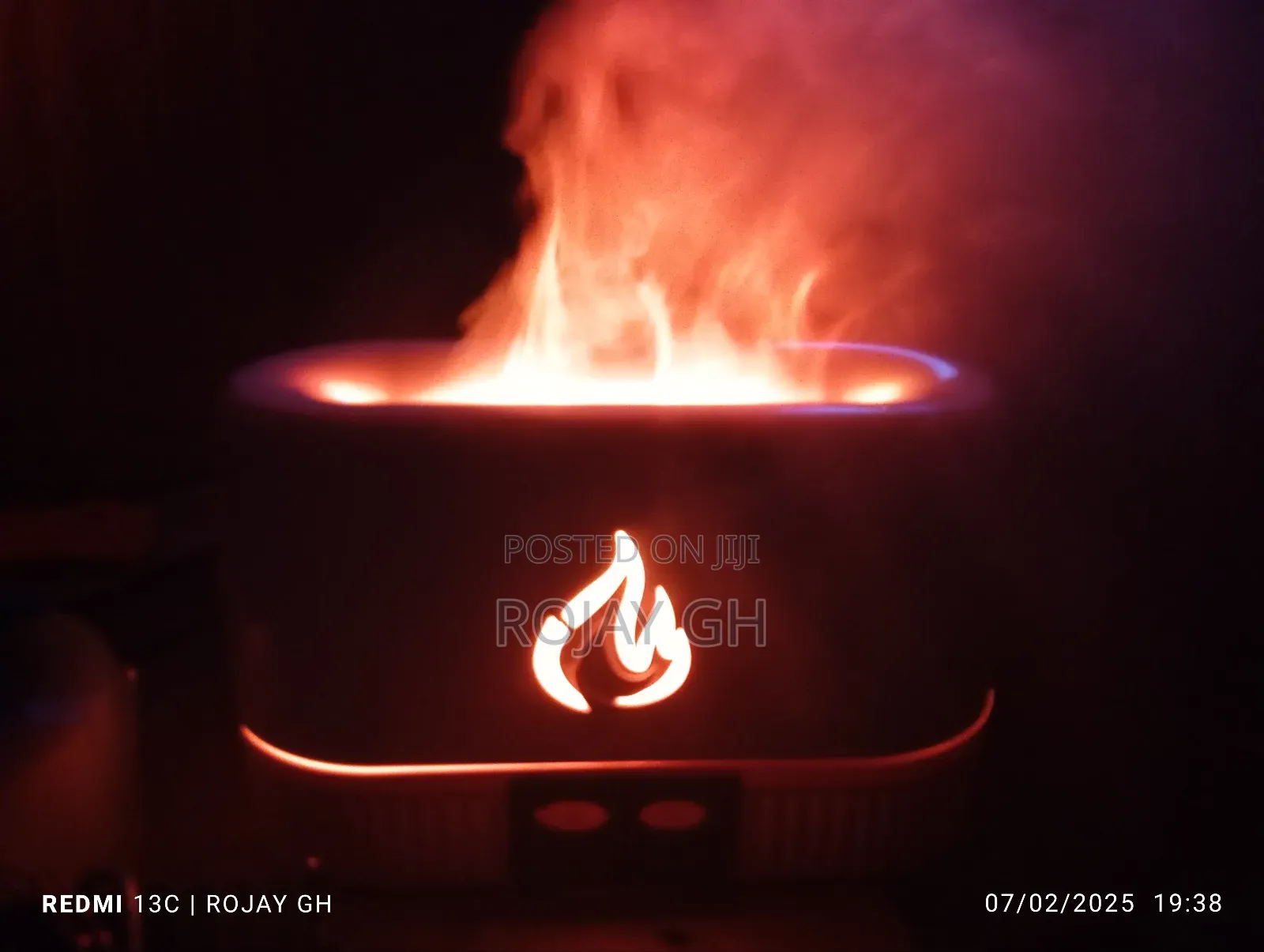 Flame Aroma Diffuser (200ml) - Whte
