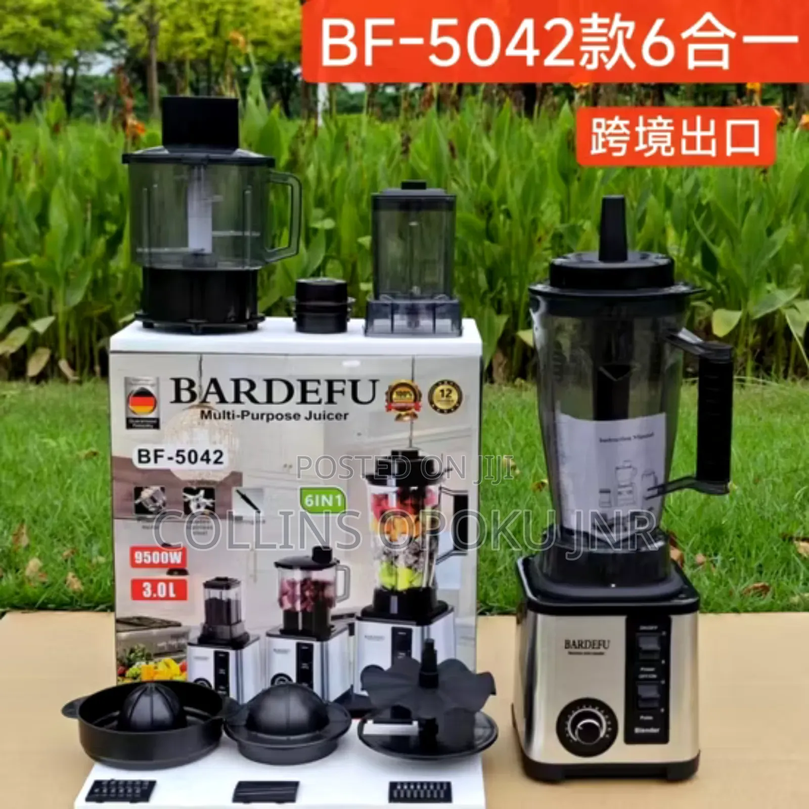Heavy-Duty Bardefu 6-in-1 Blender - Bf 5042