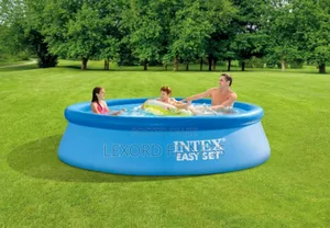Intex Inflatable Pool Round 12.1ft 30x84cm With Pump