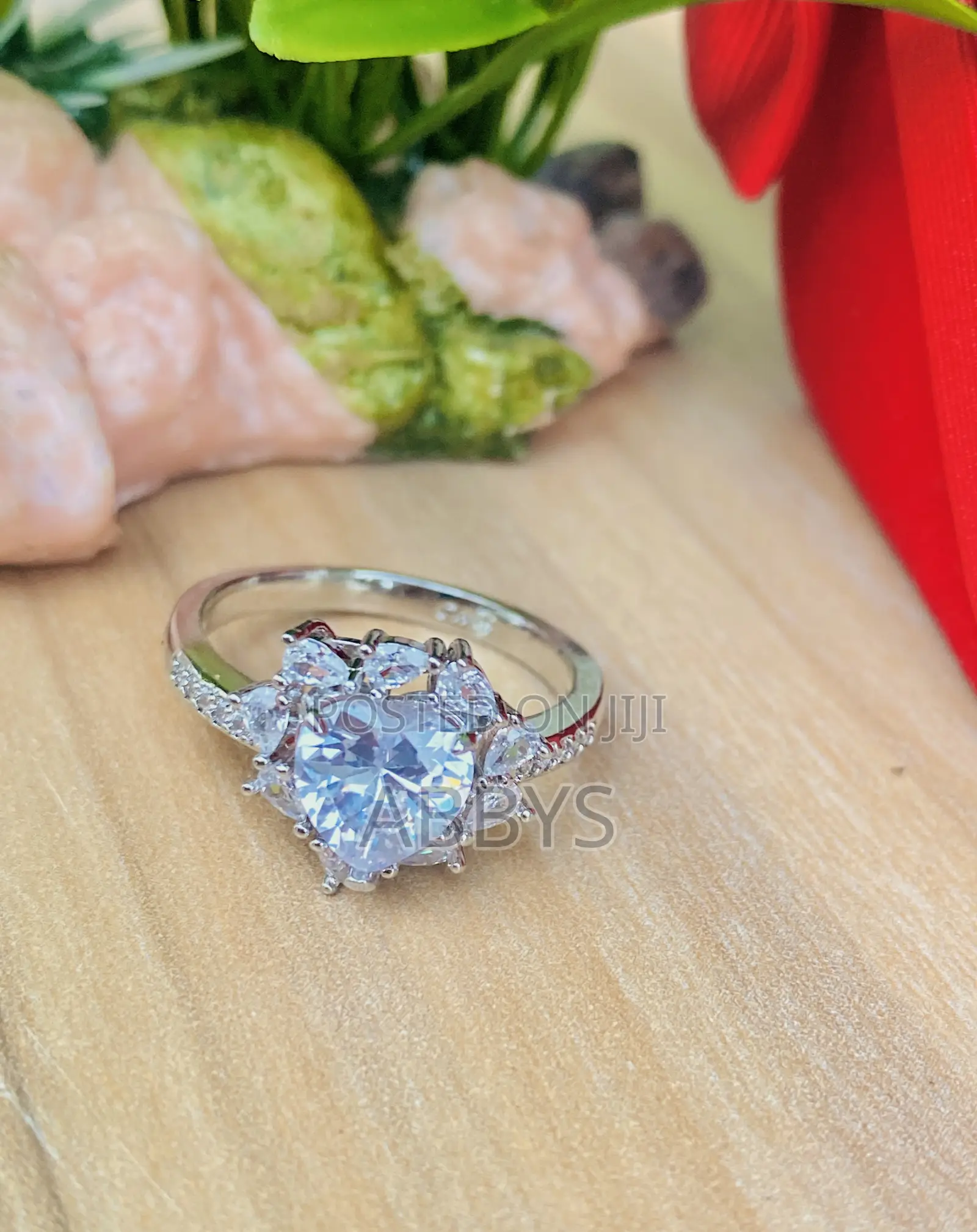 Love Heart Shaped Promise Ring