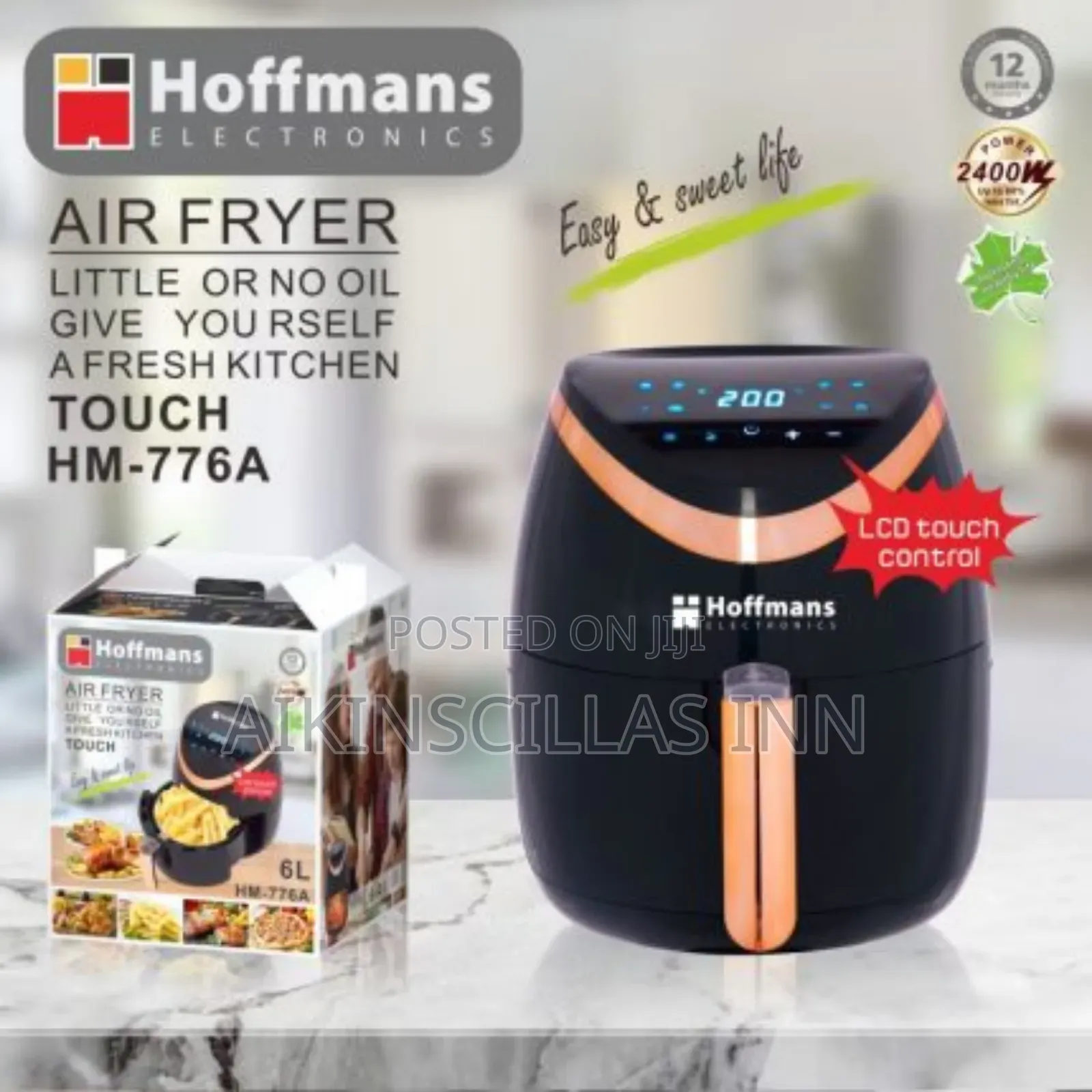 Hoffman 6l Air Fryer Oven