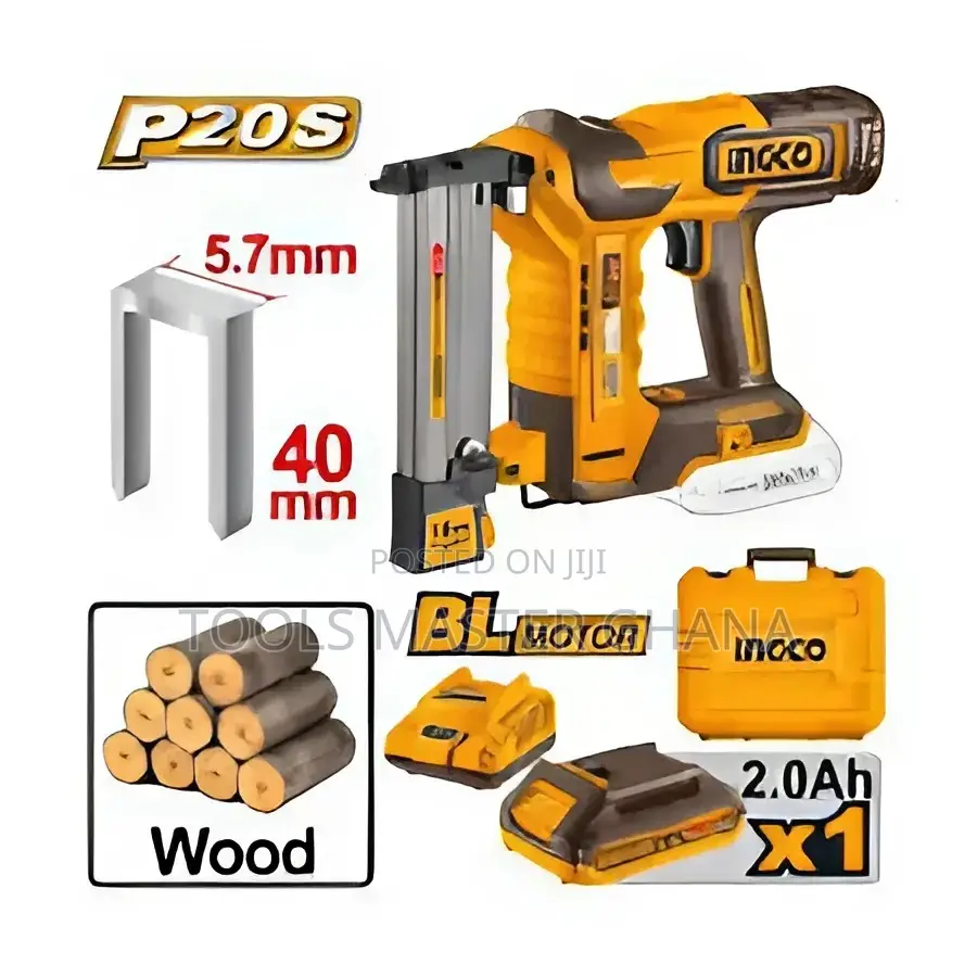 Cordless Crown Stapler Nailer - Ccsnli6008