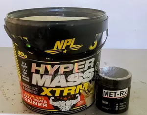 Photo - Hyper Mass Gainer + Met Rx Creatine Powder