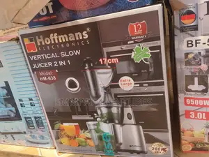 Hoffman 2 in 1 Vertical Slow Juicer