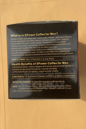 X Power Coffee for Men