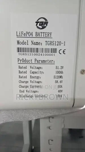 48v 100ah (5.12 Kwh) Lithium Ion Battery From Germany