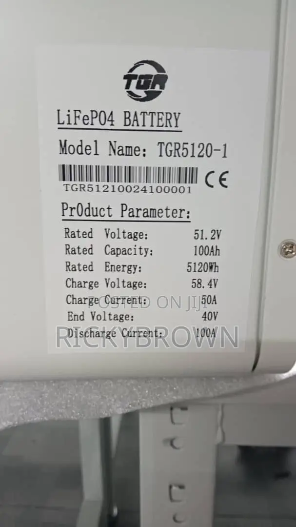 48v 100ah (5.12 Kwh) Lithium Ion Battery From Germany