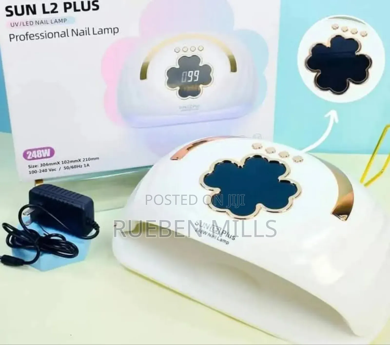 248W High Power Sun L2 Plus Professional UV LED Nail Dryer