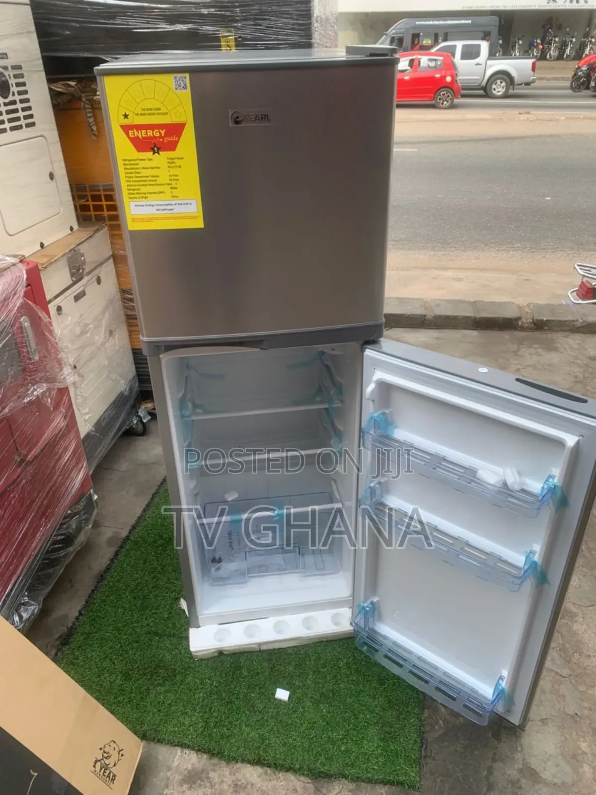 Unique Pearl Refrigerator PF-217T-2B 138L Top Freezer Fridge