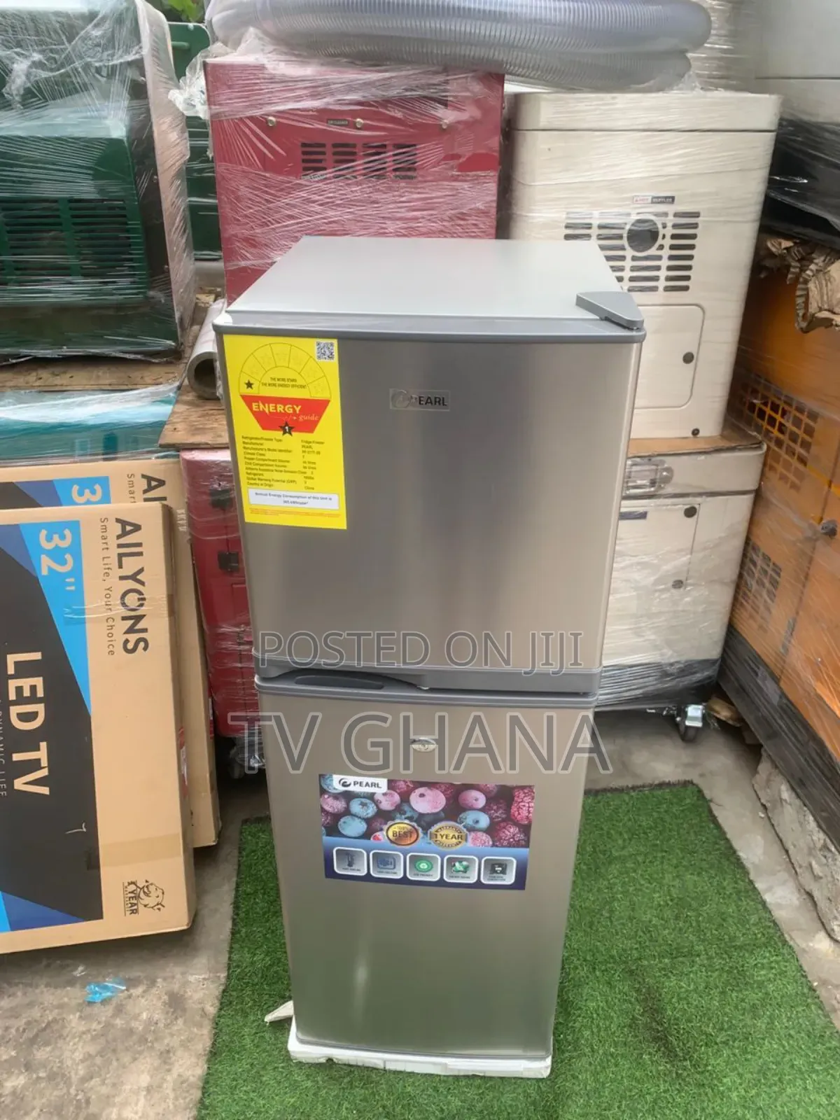 Energy Saving PF-217T-2B 138L Pearl Refrigerator/Freezer