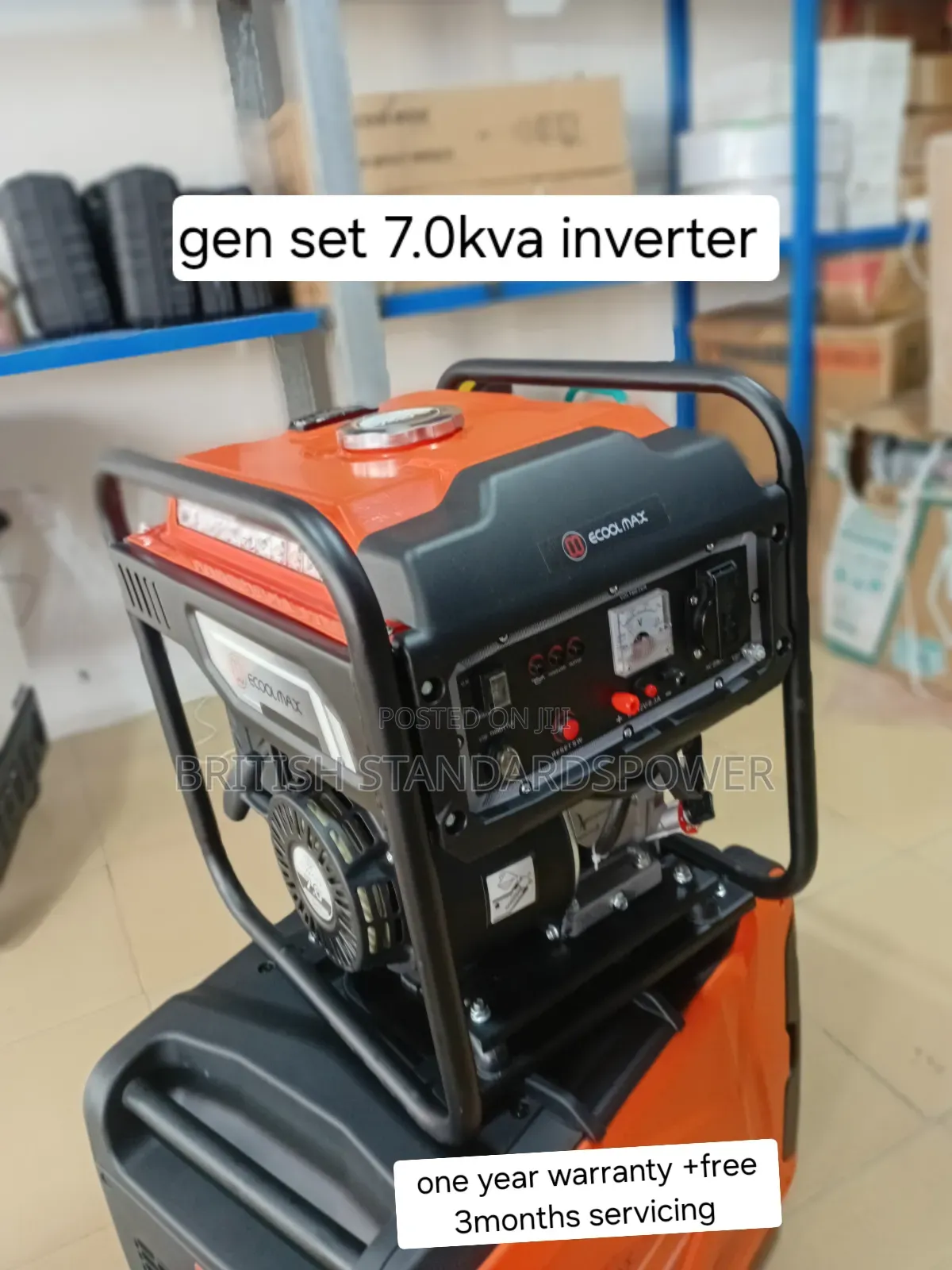 Pure Copper Engine 7.0kva Ecoolmax Petrol Inverter