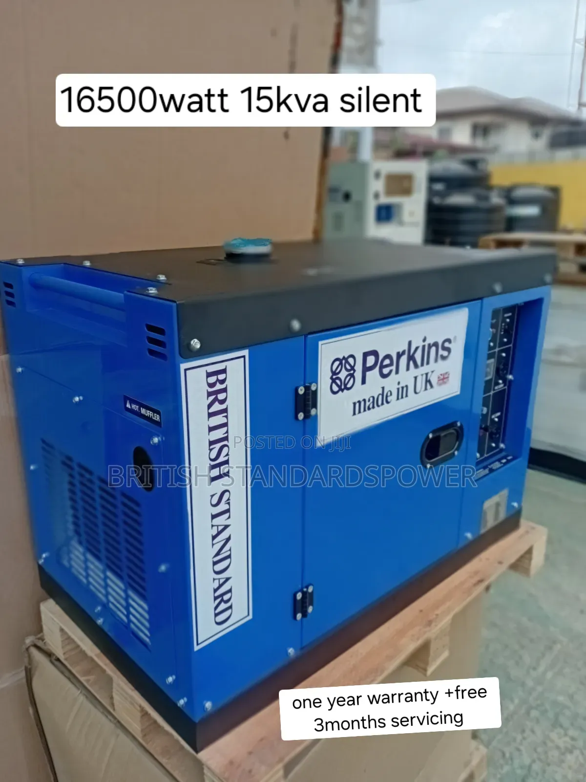 Uk Technology Perkins Diesel 15kva 16500watt Generator
