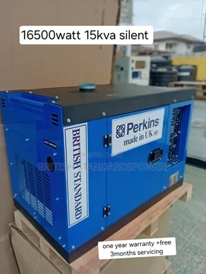 Uk Technology Perkins Diesel 15kva 16500watt Generator