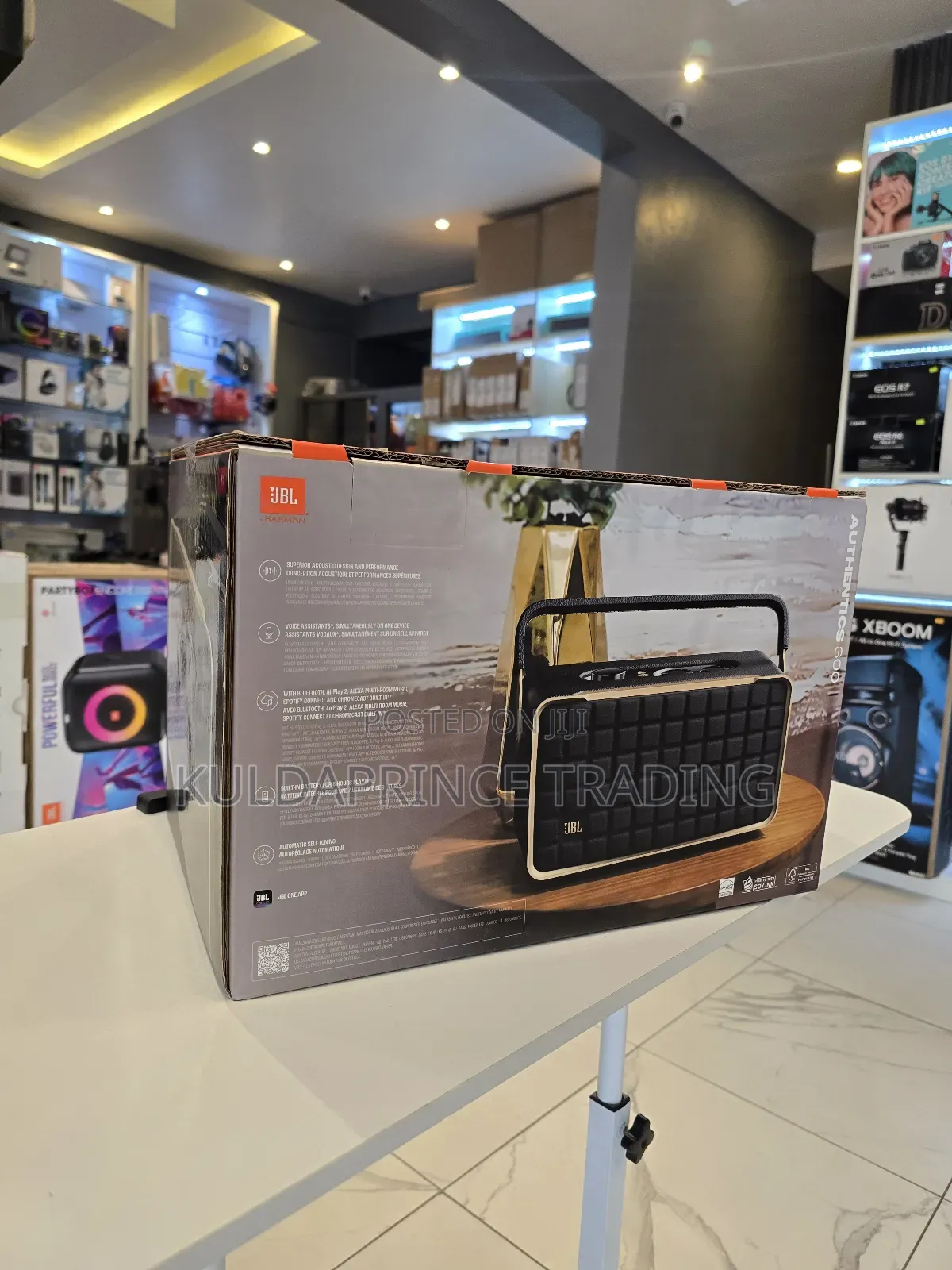 JBL Authentics 300 Portable Bluetooth Speaker With Wifi