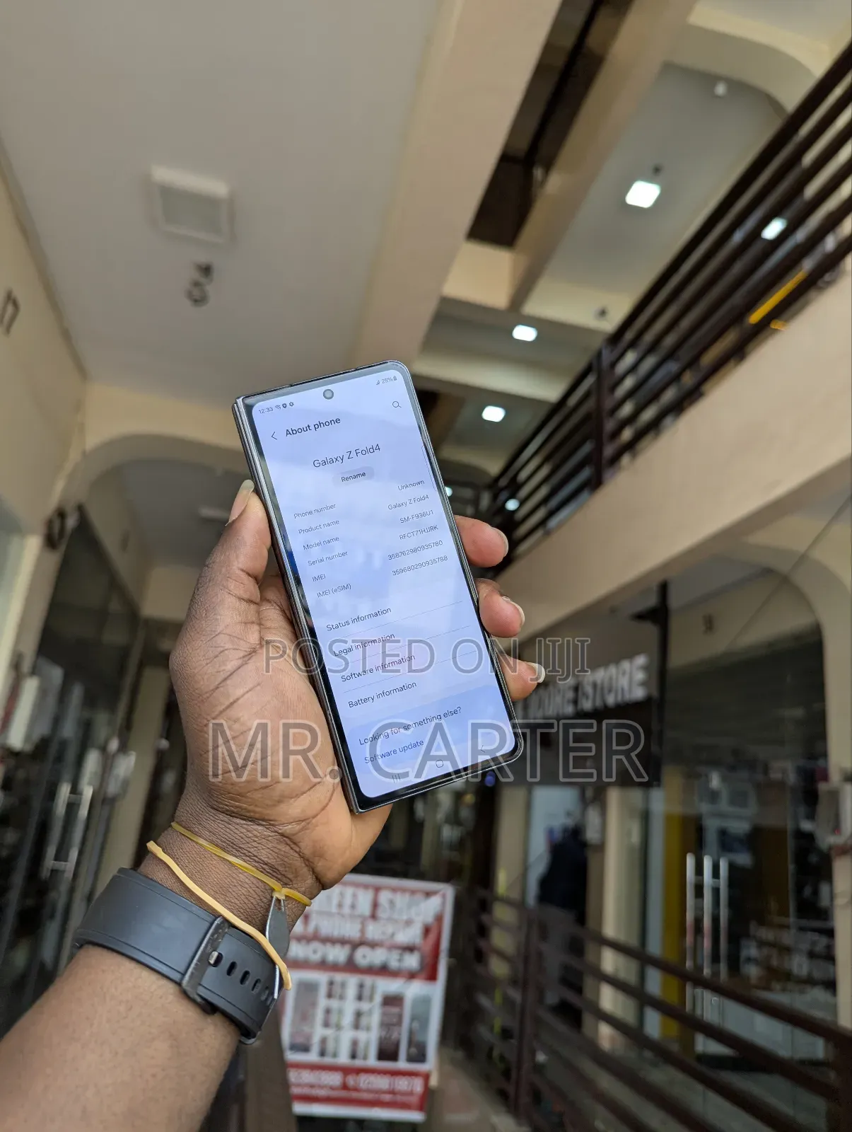 New Samsung Galaxy Z Fold4 256 GB Black